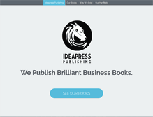 Tablet Screenshot of ideapresspublishing.com